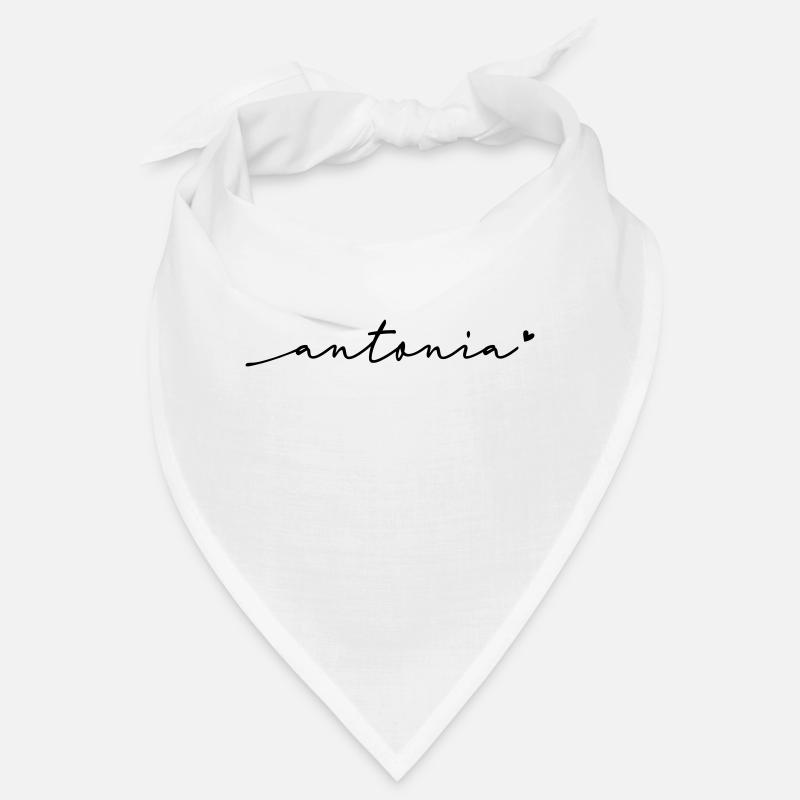 Antonia Cursive Name Bandana