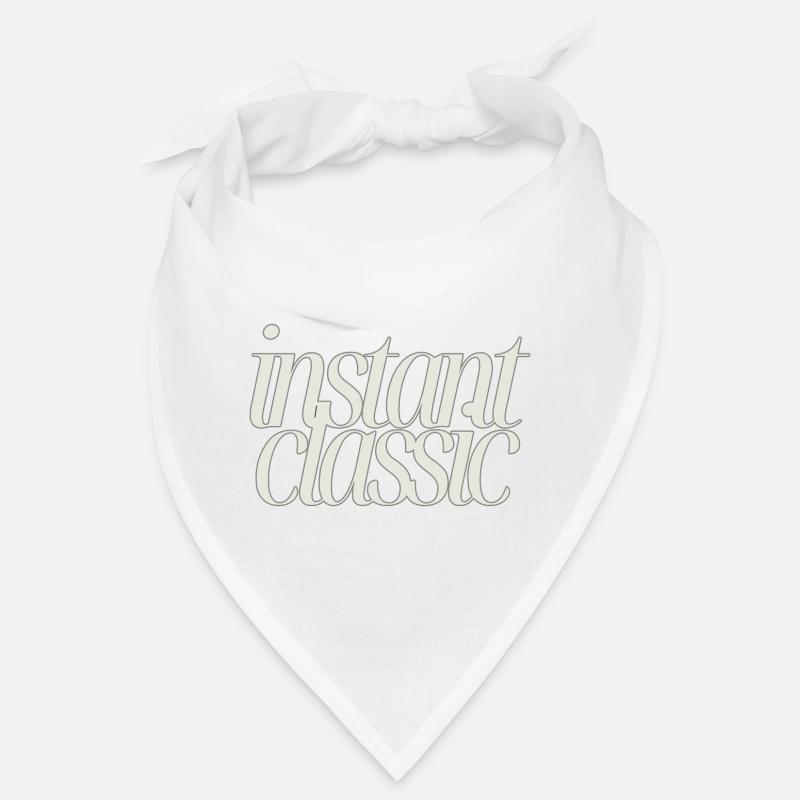 Instant Classic - Conception de texte minimaliste Bandana