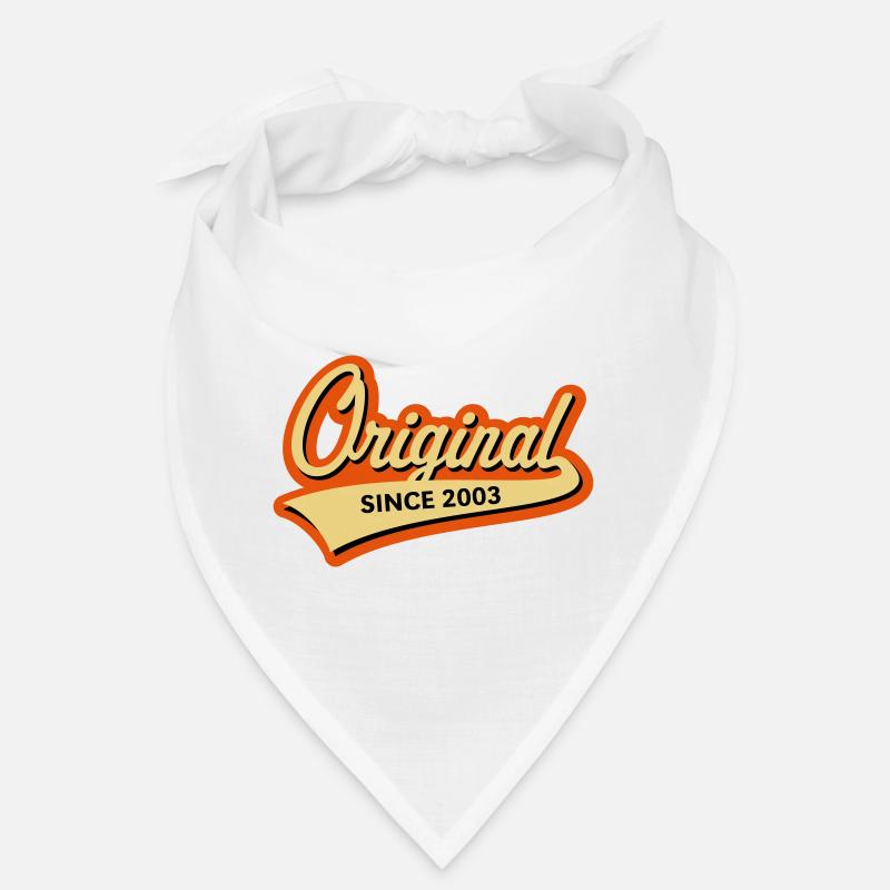 Original depuis 2003 (année de naissance, anniversaire / 3C) Bandana