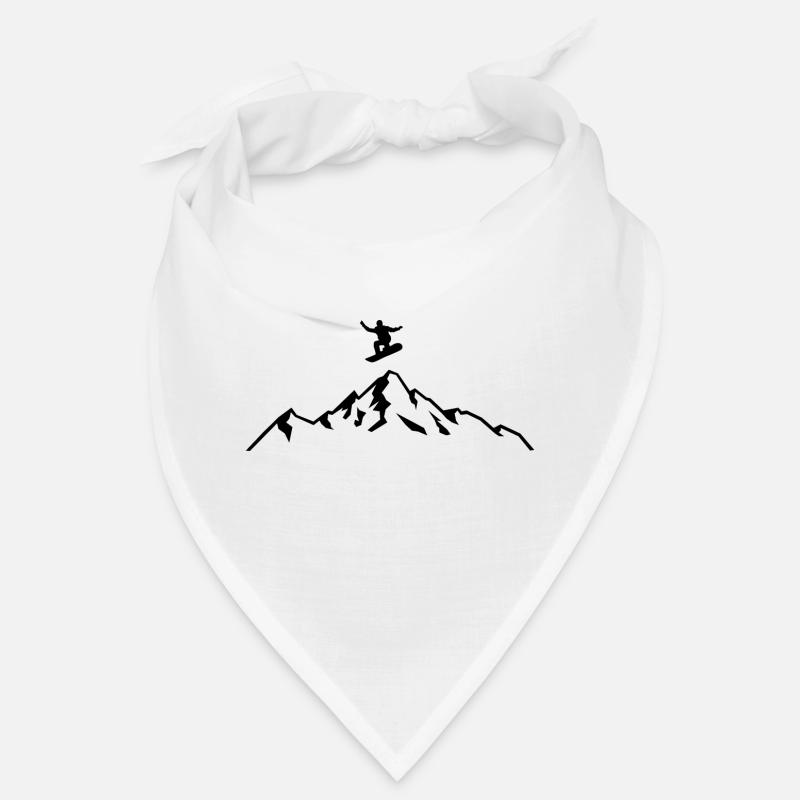 Snowboard, Halfpipe, Winter sports, Ski holidays Bandana