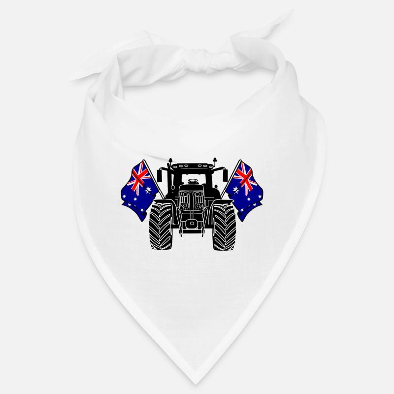 Tractor two flags Australia Bandana