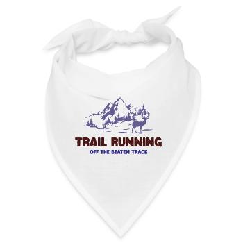 Trailrunning - abseits der ausgetretenen Pfade - Bandana - Weiß - Vorne