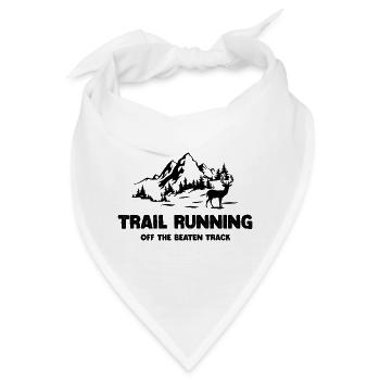 Trailrunning - abseits der ausgetretenen Pfade - Bandana - Weiß - Vorne