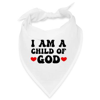 I Am A Child Of God - Bandana - Weiß - Vorne
