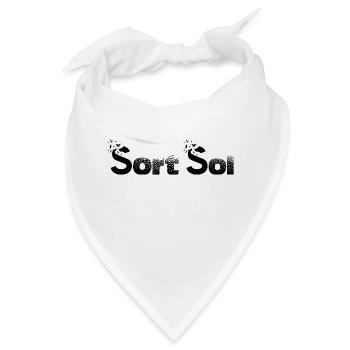 Schwarze Sonne Design - Bandana - Weiß - Vorne
