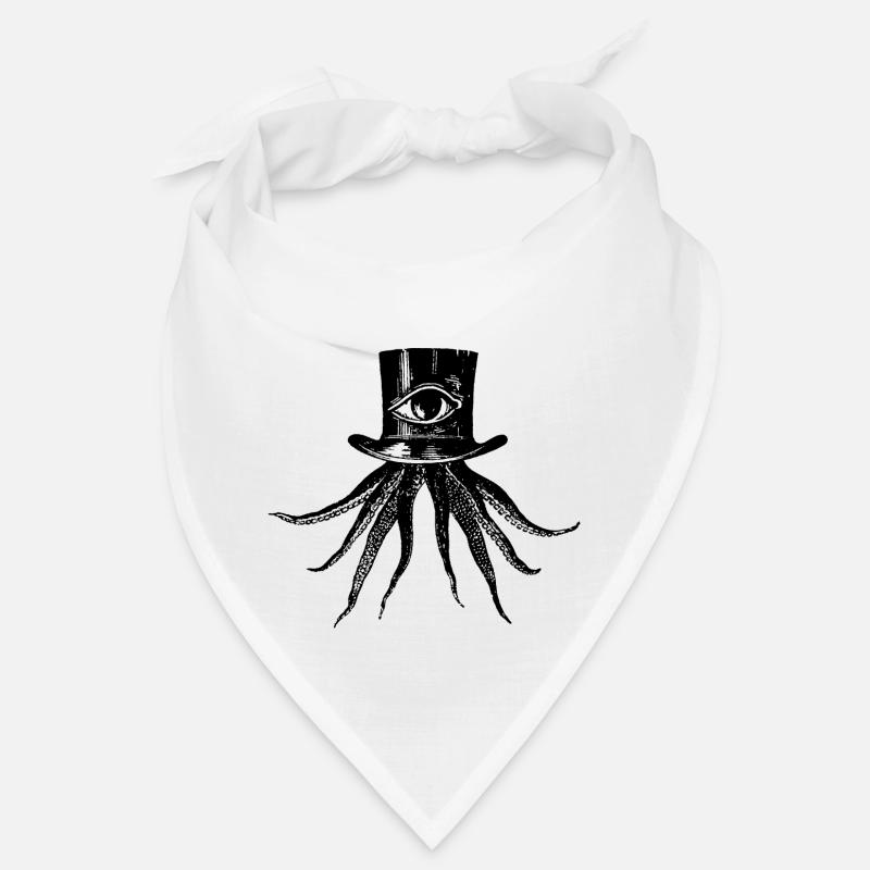 Octopus - Bandana - Weiß