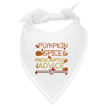 Apotheke Thanksgiving Pumpkin Spice - Bandana - Weiß - Vorne