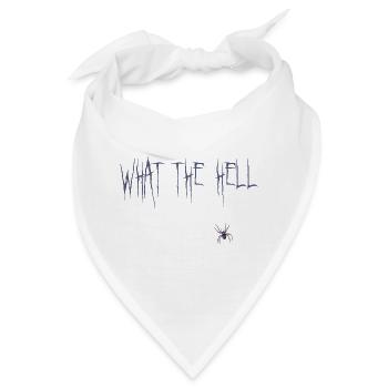 was zur Hölle - Bandana - Weiß - Vorne