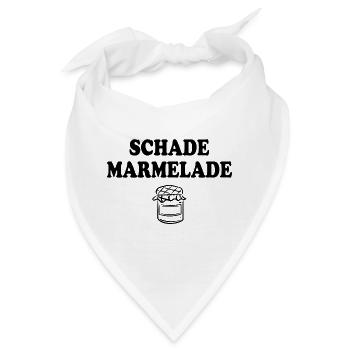 Schade Marmelade - Bandana - Weiß - Vorne