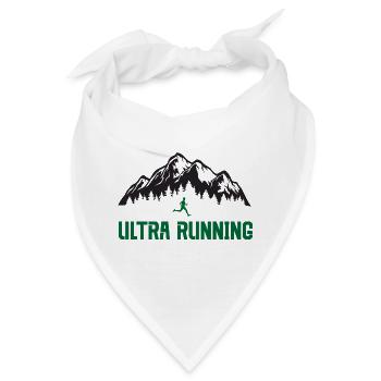 Ultra-Laufen - Bandana - Weiß - Vorne