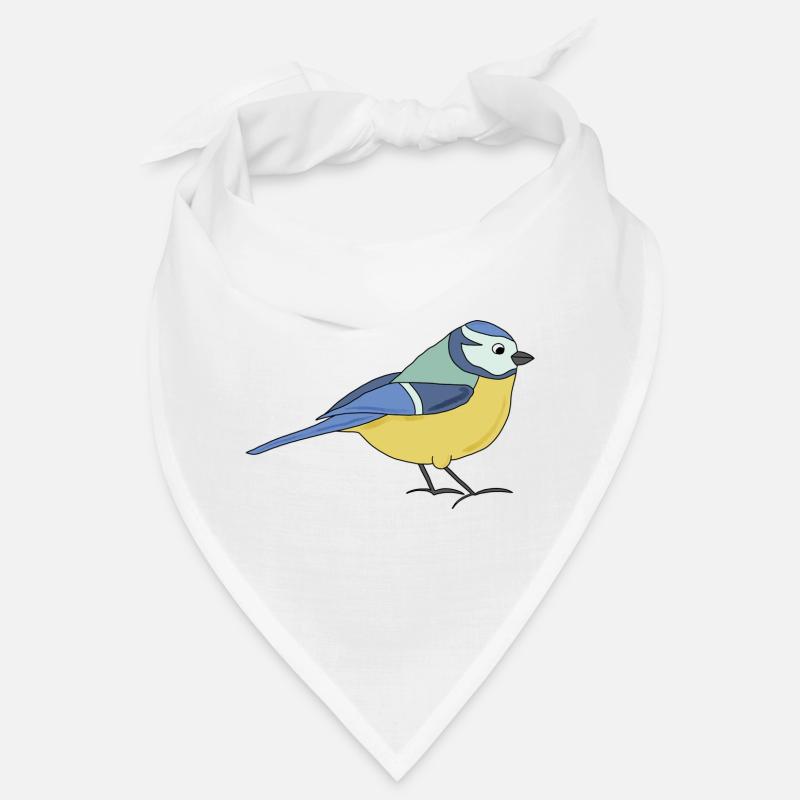 small blue, multicoloured Bandana