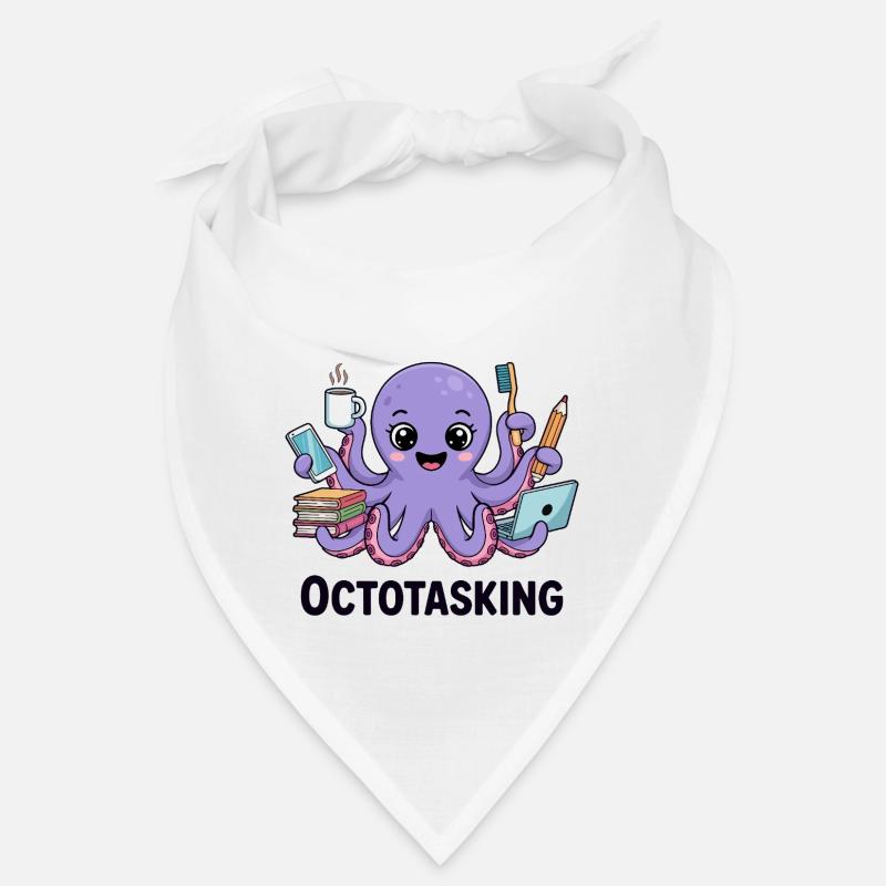 Octotasking Krake im Multitasking Modus Bandana