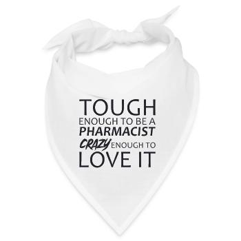 Pharmacist Crazy Apotheke - Bandana - Weiß - Vorne