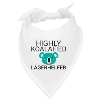 Lagerhelfer Koalafied - Bandana - Weiß - Vorne