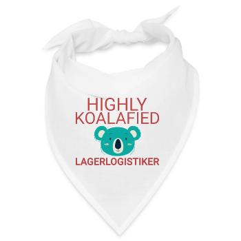 Lagerlogistiker Koalafied - Bandana - Weiß - Vorne