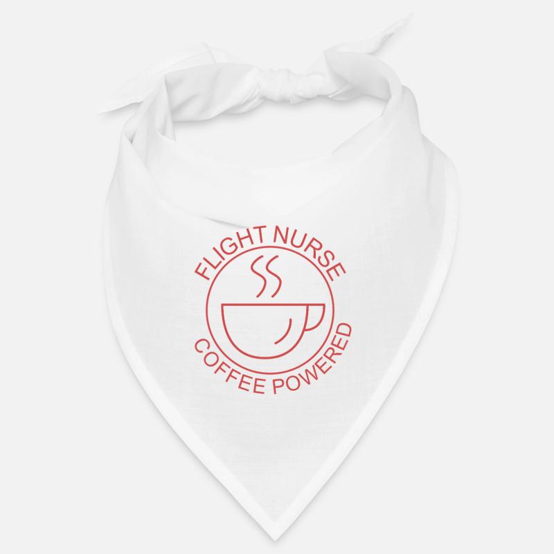 Flight Nurse Coffee Powered Luftrettung Bandana