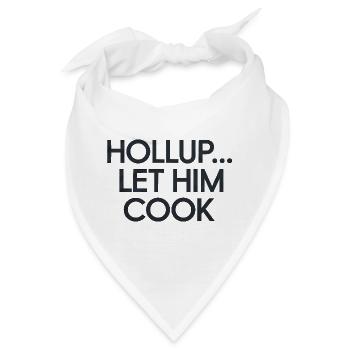 Humorvolles Kochen Callout Meme Design - Bandana - Weiß - Vorne