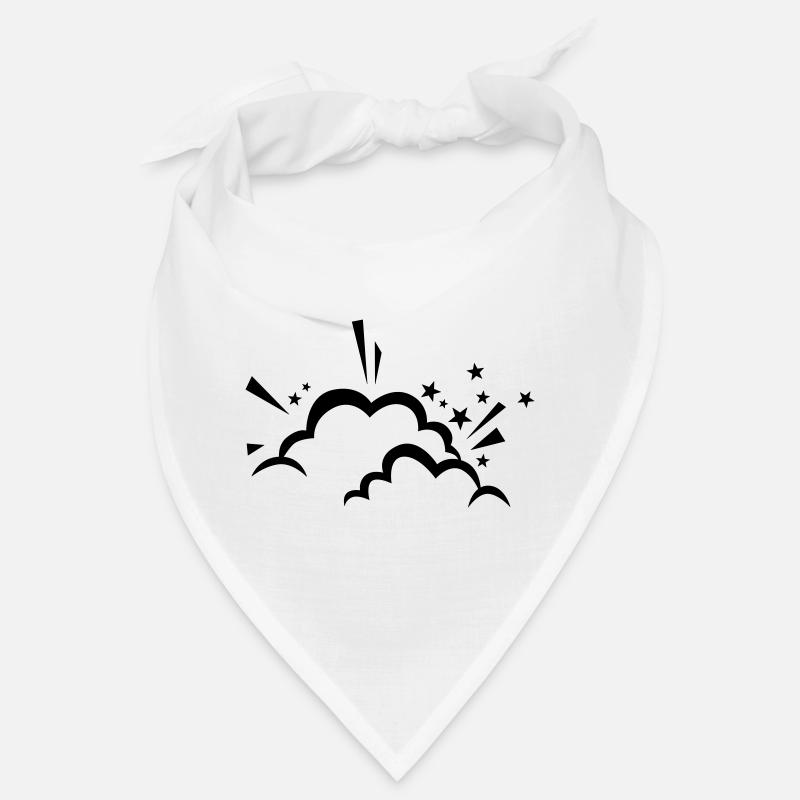 Comic Wolke nach Explosion Bandana