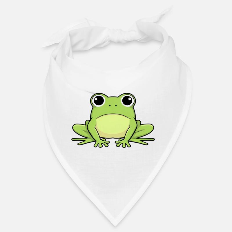 Happy Frog Dessin animé Imprimer Bandana