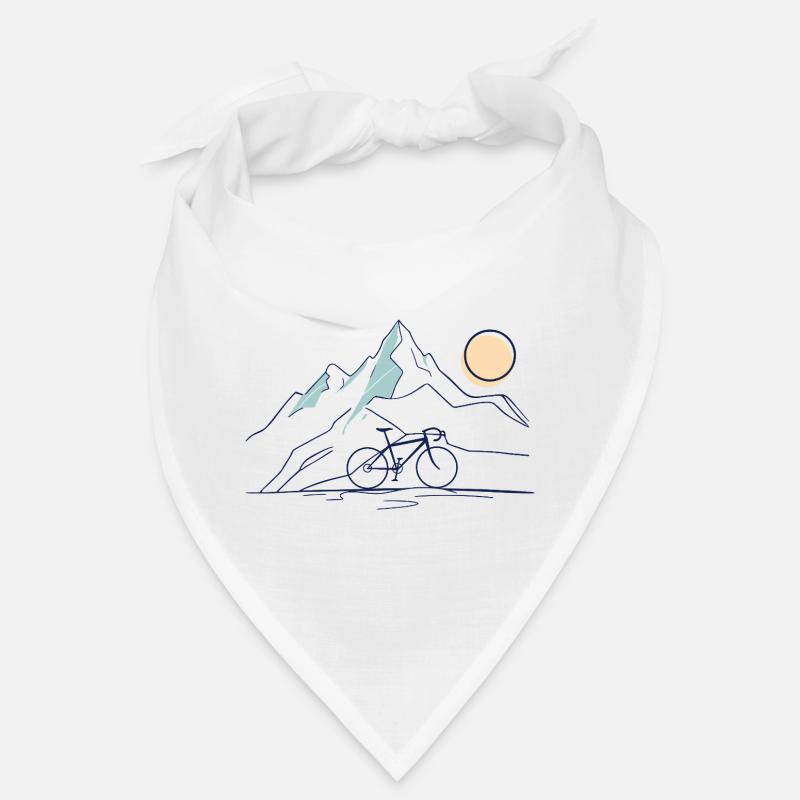 Mountain Ride - Bandana - Weiß