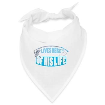 Angler Fischer Angeln Sportfischer - Bandana - Weiß - Vorne