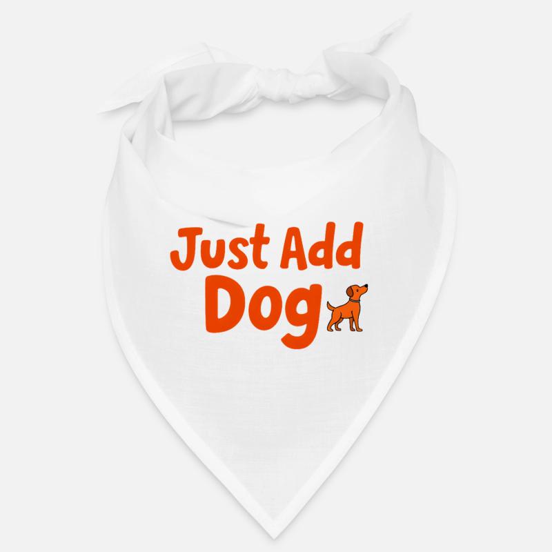 Füge einfach Hundeabdruck hinzu Bandana