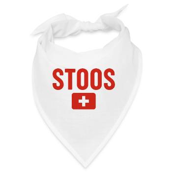 Stoos Schweiz Flagge - Bandana - Weiß - Vorne