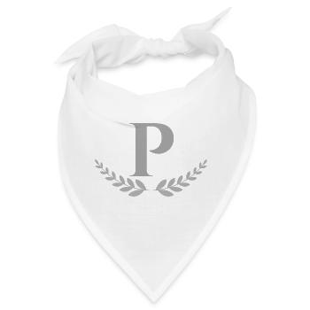 P - Bandana - Weiß - Vorne