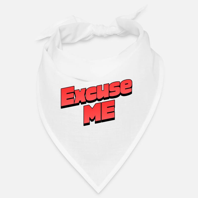 Excusez-moi : graphisme rétro de faute de frappe Bandana