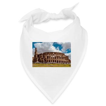 Kolosseum im Sonnenschein - Bandana - Weiß - Vorne