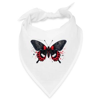 Gewöhnlicher Rosenschmetterling Pachliopta aristolochiae - Bandana - Weiß - Vorne