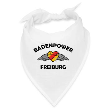 Freiburg Fanshirt - Bandana - Weiß - Vorne
