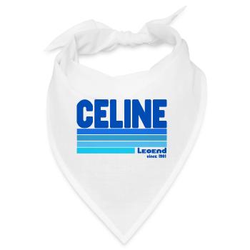 Légend Céline bleu - Bandana - Weiß - Vorne
