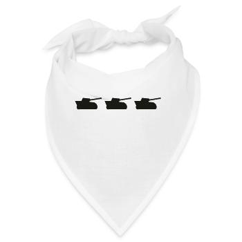 Panzer - Bandana - Weiß - Vorne