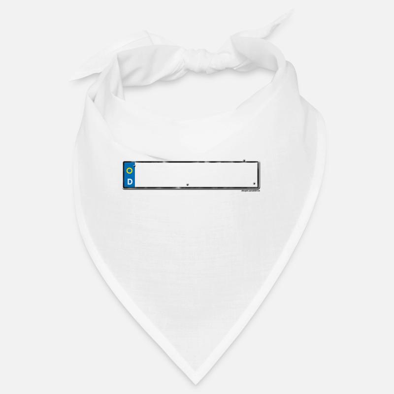 geburtstagnummernschild Bandana