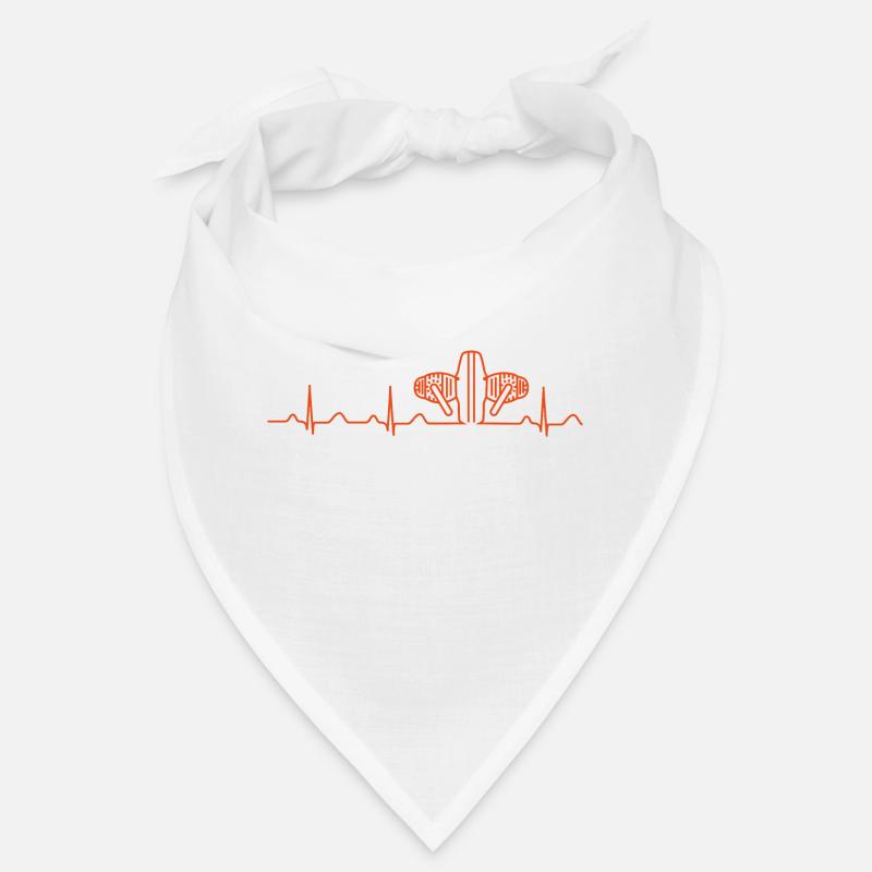 Heartbeat Boxermotor orange Bandana