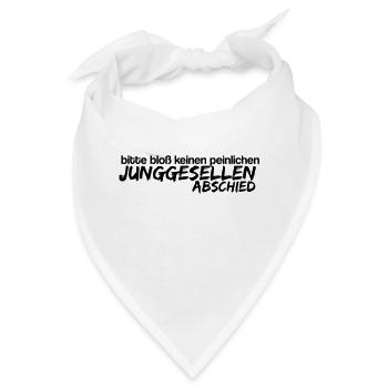peinlicher Junggesellenabschied - Bandana - Weiß - Vorne