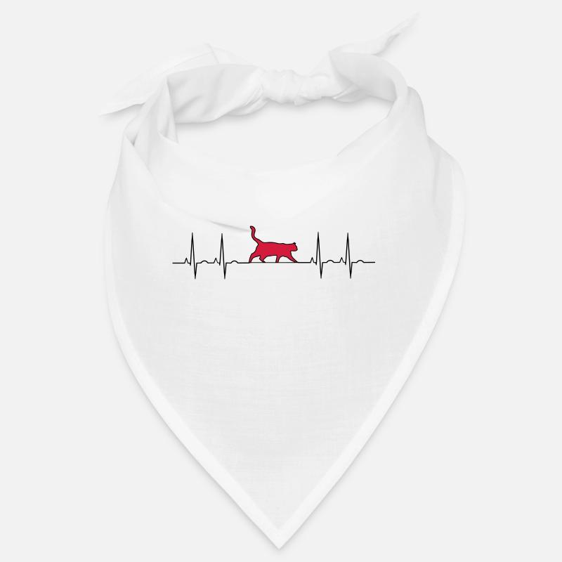 EKG cat Bandana