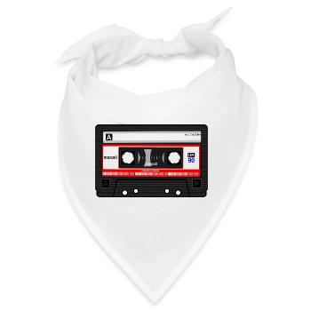 Retro - Bandana - Weiß - Vorne