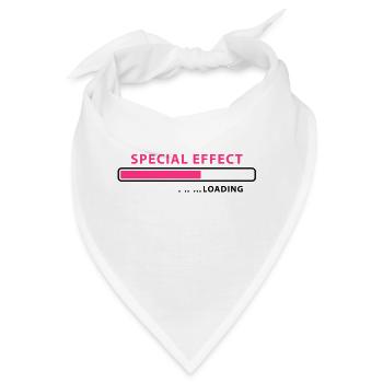 loading Special Effect - be patient - Bandana - Weiß - Vorne