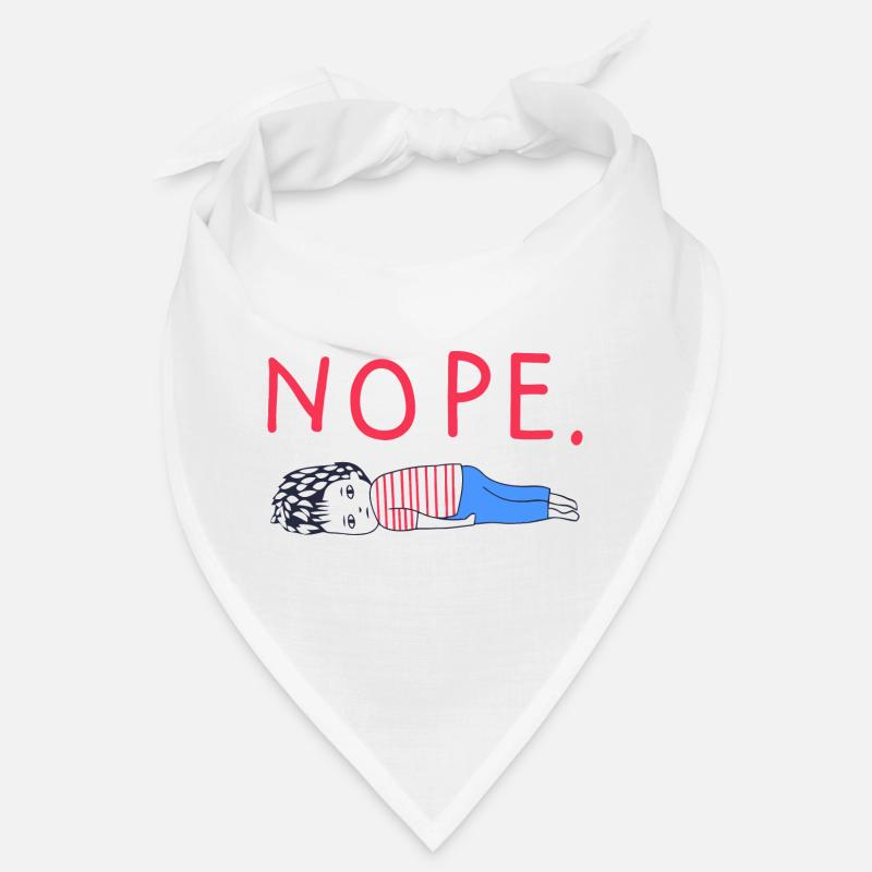 Nope Funny Graphic Nope Bandana
