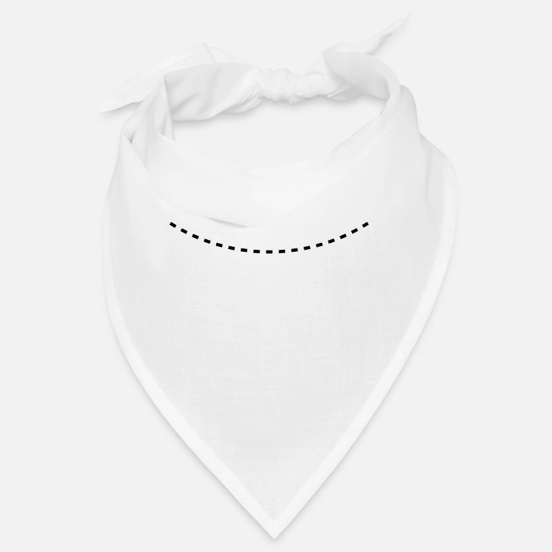 Dashed Curved Line Bandana