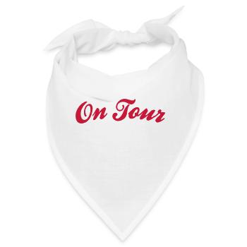 on tour - Bandana - Weiß - Vorne