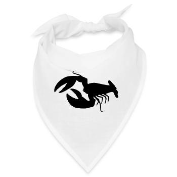 hummer speise gourmet - Bandana - Weiß - Vorne