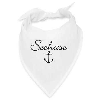 Seehase Anker Bodensee Design - Bandana - Weiß - Vorne