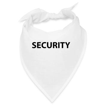 security - Bandana - Weiß - Vorne