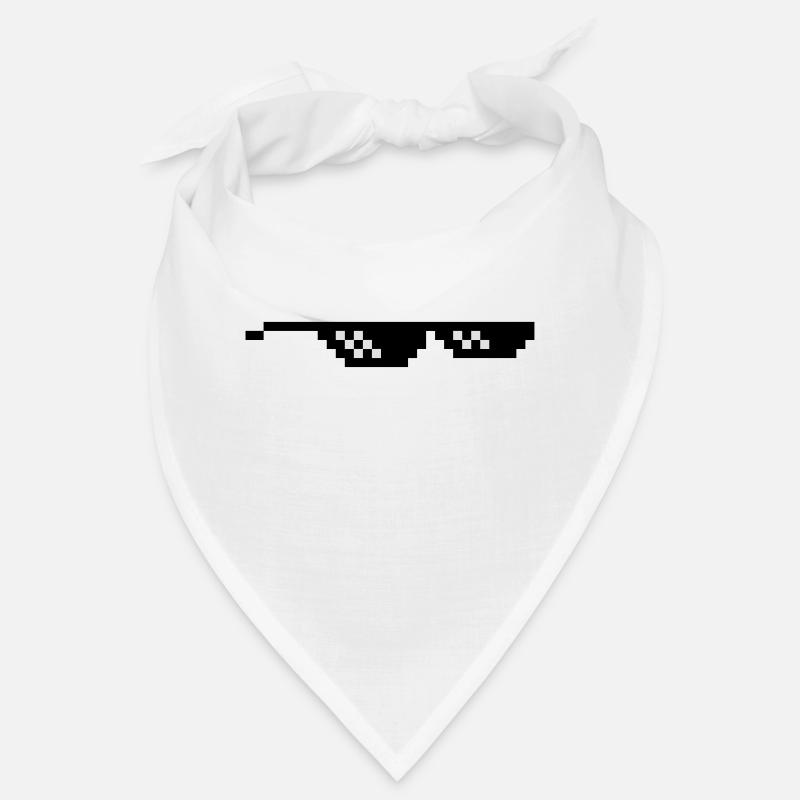 geek brille pixel internet meme spaß Bandana