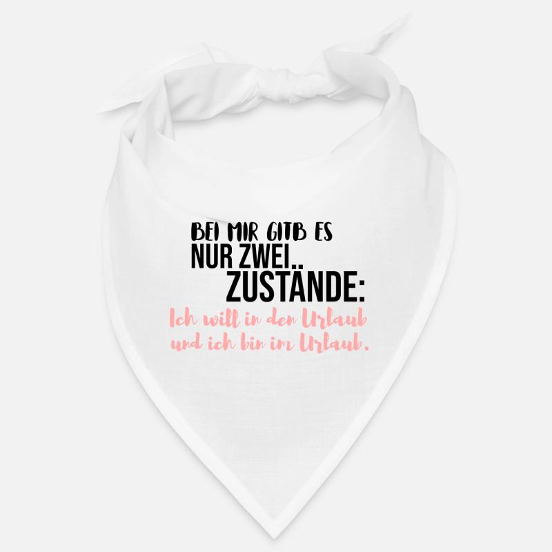 Urlaub lustiger Spruch Bandana