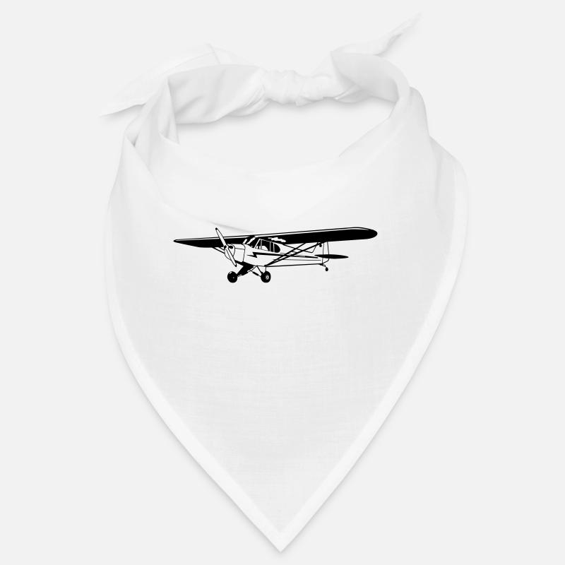 Piper Cub - Bandana - Weiß
