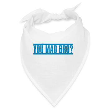 You Mad Bro - Bandana - Weiß - Vorne